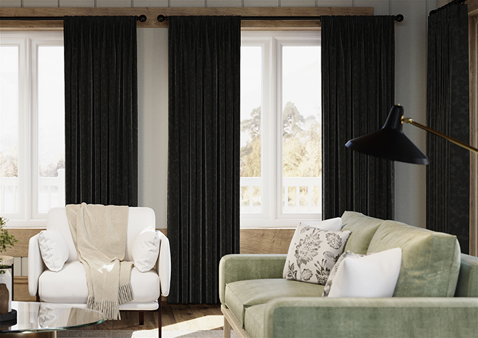 Oleander, Graphite - Made to Measure Curtains - Image 3